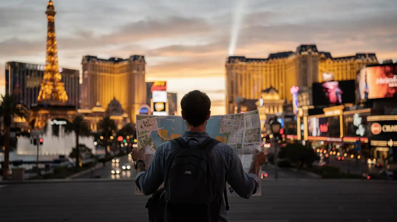A curated Strip and Downtown itinerary weaves together the Strip, the Las Vegas sign